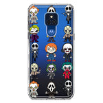 Motorola Moto G Play 2021 Cute Classic Halloween Spooky Cartoon Characters Hybrid Protective Phone Case Cover