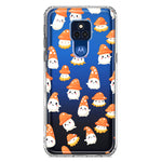 Motorola Moto G Play 2021 Cute Cartoon Mushroom Ghost Characters Hybrid Protective Phone Case Cover