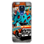 Motorola Moto G Play 2021 Lowrider Painting Graffiti Art Hybrid Protective Phone Case Cover