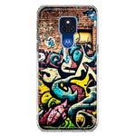 Motorola Moto G Play 2021 Urban Graffiti Wall Art Painting Hybrid Protective Phone Case Cover