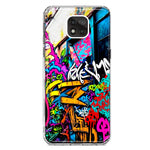 Motorola Moto G Power 2021 Urban Graffiti Street Art Painting Hybrid Protective Phone Case Cover