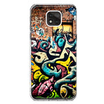 Motorola Moto G Power 2021 Urban Graffiti Wall Art Painting Hybrid Protective Phone Case Cover