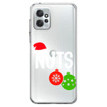 Motorola Moto G Power 2023 Christmas Funny Couples Chest Nuts Ornaments Hybrid Protective Phone Case Cover
