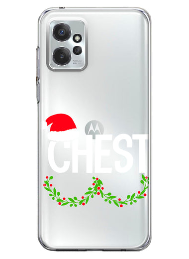 Motorola Moto G Power 2023 Christmas Funny Ornaments Couples Chest Nuts Hybrid Protective Phone Case Cover