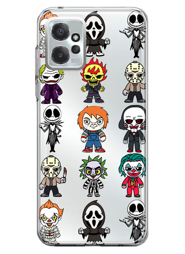 Motorola Moto G Power 2023 Cute Classic Halloween Spooky Cartoon Characters Hybrid Protective Phone Case Cover