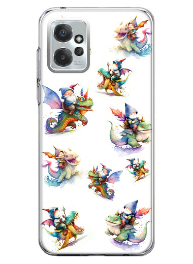 Motorola Moto G Power 2023 Cute Fairy Cartoon Gnomes Dragons Monsters Hybrid Protective Phone Case Cover