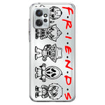 Motorola Moto G Power 2023 Cute Halloween Spooky Horror Scary Characters Friends Hybrid Protective Phone Case Cover