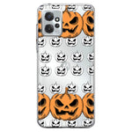 Motorola Moto G Power 2023 Halloween Spooky Horror Scary Jack O Lantern Pumpkins Hybrid Protective Phone Case Cover