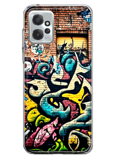Motorola Moto G Power 2023 Urban Graffiti Wall Art Painting Hybrid Protective Phone Case Cover