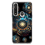 Motorola G Power 2020 Mandala Geometry Abstract Multiverse Pattern Hybrid Protective Phone Case Cover