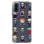 Motorola Moto G Pure 2021 G Power 2022 Cute Classic Halloween Spooky Cartoon Characters Hybrid Protective Phone Case Cover