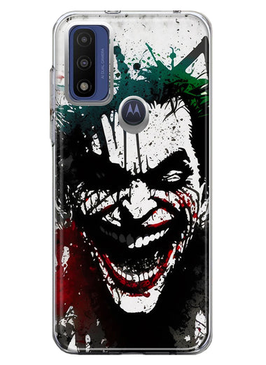 Motorola Moto G Pure 2021 G Power 2022 Laughing Joker Painting Graffiti Hybrid Protective Phone Case Cover