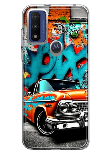 Motorola Moto G Pure 2021 G Power 2022 Lowrider Painting Graffiti Art Hybrid Protective Phone Case Cover