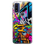 Motorola Moto G Pure 2021 G Power 2022 Urban Graffiti Street Art Painting Hybrid Protective Phone Case Cover
