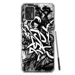 Motorola Moto G Stylus 4G 2021 Black White Urban Graffiti Hybrid Protective Phone Case Cover