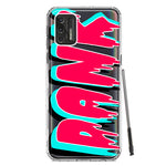 Motorola Moto G Stylus 4G 2021 Teal Pink Clear Funny Text Quote Dank Hybrid Protective Phone Case Cover