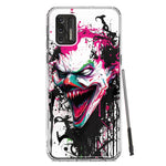 Motorola Moto G Stylus 4G 2021 Evil Joker Face Painting Graffiti Hybrid Protective Phone Case Cover