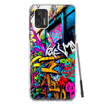 Motorola Moto G Stylus 4G 2021 Urban Graffiti Street Art Painting Hybrid Protective Phone Case Cover