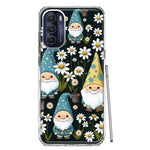 Motorola Moto G Stylus 5G 2022 Cute White Daisies Gnomes Flowers Floral Double Layer Phone Case Cover