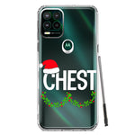 Motorola Moto G Stylus 5G 2021 Christmas Funny Ornaments Couples Chest Nuts Hybrid Protective Phone Case Cover
