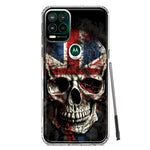 Motorola Moto G Stylus 5G 2021 British UK Flag Skull Hybrid Protective Phone Case Cover