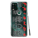 Motorola Moto G Stylus 5G 2021 Cute Halloween Spooky Horror Scary Characters Friends Hybrid Protective Phone Case Cover