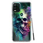 Motorola Moto G Stylus 5G 2021 Fantasy Octopus Tentacles Skull Hybrid Protective Phone Case Cover