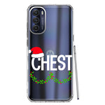 Motorola Moto G Stylus 5G 2022 Christmas Funny Ornaments Couples Chest Nuts Hybrid Protective Phone Case Cover