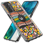 Motorola Moto G Power 2023 Choose Happy Smiley Face Retro Vintage Groovy 70s Style Hybrid Protective Phone Case Cover