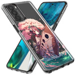Motorola Moto G Stylus 4G 2022 Kawaii Manga Pink Cherry Blossom Japanese Girl Boat Hybrid Protective Phone Case Cover