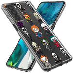 Motorola Moto G Play 2021 Cute Classic Halloween Spooky Cartoon Characters Hybrid Protective Phone Case Cover