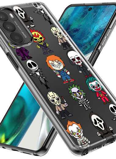 Motorola Moto G Stylus 5G 2023 Cute Classic Halloween Spooky Cartoon Characters Hybrid Protective Phone Case Cover