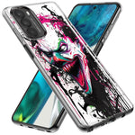 Motorola Moto G Play 2021 Evil Joker Face Painting Graffiti Hybrid Protective Phone Case Cover