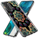 Motorola Moto G Stylus 5G 2021 Mandala Geometry Abstract Elephant Pattern Hybrid Protective Phone Case Cover