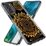 Motorola Moto G Stylus 5G 2023 Mandala Geometry Abstract Sunflowers Pattern Hybrid Protective Phone Case Cover