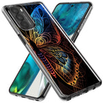 Motorola Moto G Stylus 4G 2021 Mandala Geometry Abstract Butterfly Pattern Hybrid Protective Phone Case Cover