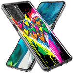 Motorola Moto G Stylus 4G 2022 Colorful Rainbow Hearts Love Graffiti Painting Hybrid Protective Phone Case Cover