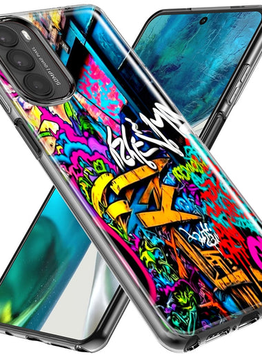 Motorola Moto G Stylus 5G 2023 Urban Graffiti Street Art Painting Hybrid Protective Phone Case Cover