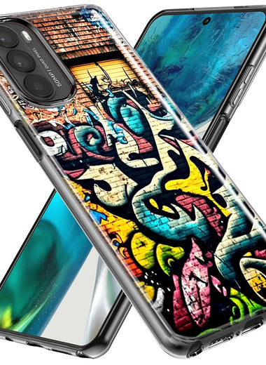 Motorola Moto G Stylus 5G 2023 Urban Graffiti Wall Art Painting Hybrid Protective Phone Case Cover