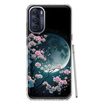 Motorola Moto G Stylus 4G 2022 Kawaii Manga Pink Cherry Blossom Full Moon Hybrid Protective Phone Case Cover