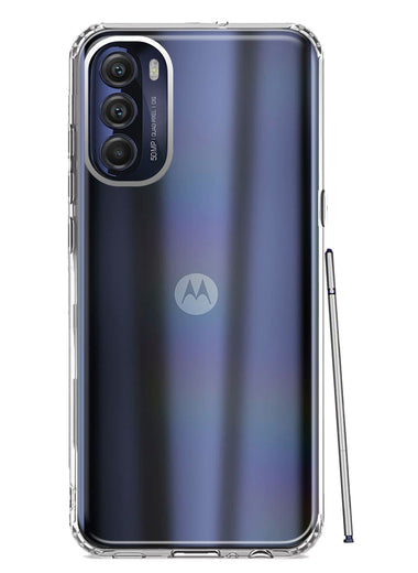 Motorola Moto G Stylus 4G 2022 Clear Shockproof Heavy Duty Double Layer Dual Hybrid Protective Phone Case Cover
