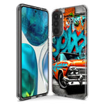Motorola G Power 2020 Lowrider Painting Graffiti Art Hybrid Protective Phone Case Cover
