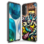 Motorola Moto G Stylus 4G 2021 Urban Graffiti Wall Art Painting Hybrid Protective Phone Case Cover