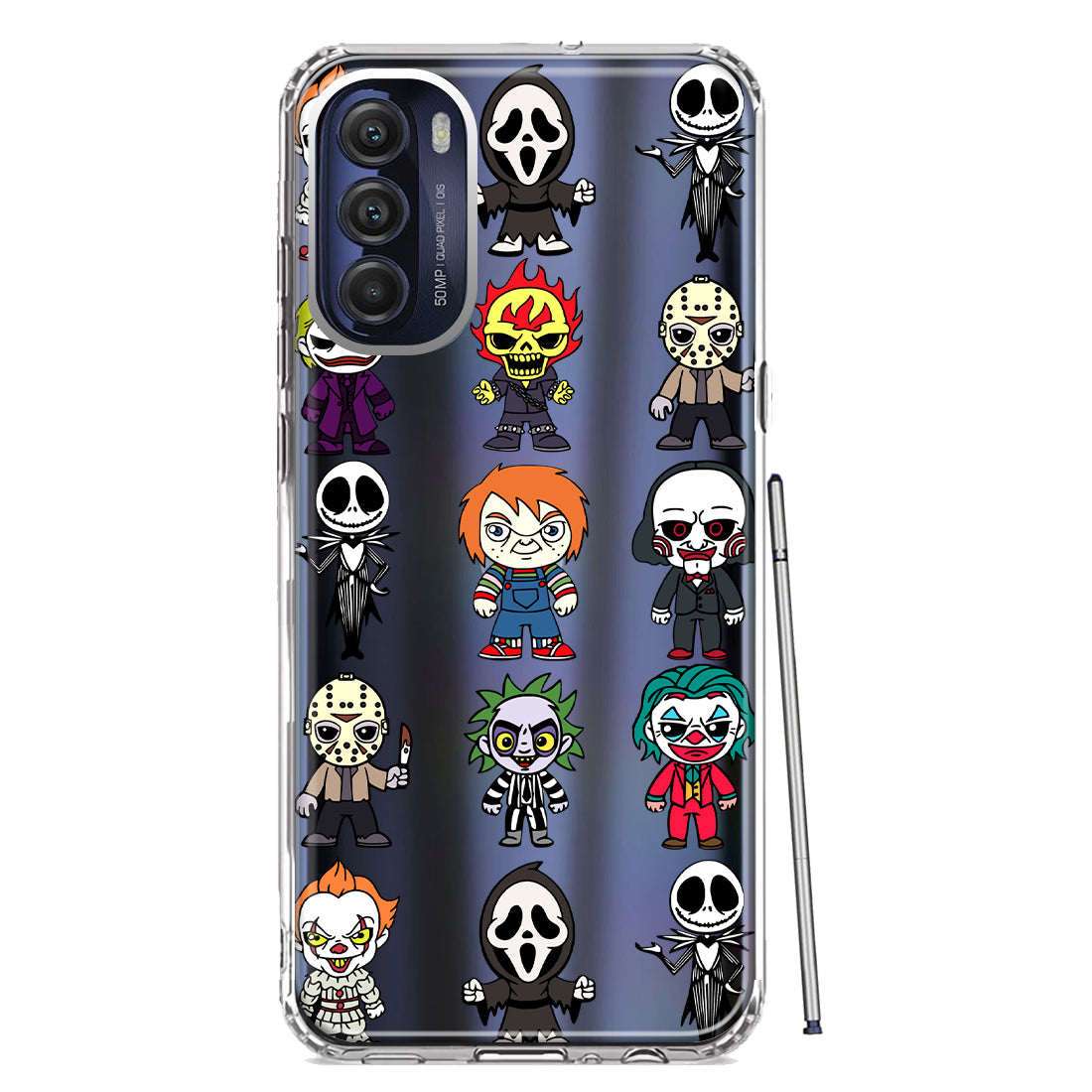 For Motorola Moto G Stylus 5G 2022 Kawaii Manga Cute Halloween Ghosts Case
