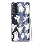 Motorola Moto G Stylus 4G 2022 Cute Halloween Spooky Floating Ghosts Horror Scary Hybrid Protective Phone Case Cover