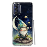 Motorola Moto G Stylus 4G 2022 Stars Moon Starry Night Space Gnome Hybrid Protective Phone Case Cover
