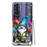 Motorola Moto G Stylus 5G 2022 Gnome Red Purple Blue Roses Garden Hybrid Protective Phone Case Cover