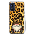 Motorola Moto G Stylus 5G 2022 Gnome Sunflower Leopard Hybrid Protective Phone Case Cover