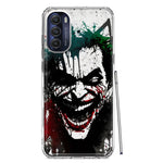 Motorola Moto G Stylus 4G 2022 Laughing Joker Painting Graffiti Hybrid Protective Phone Case Cover
