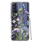 Motorola Moto G Stylus 5G 2022 Lavender Dragonfly Butterflies Spring Flowers Hybrid Protective Phone Case Cover